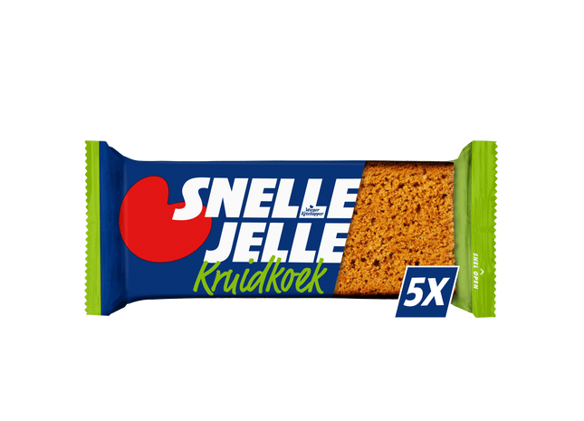 Snelle Jelle Krachtige kruidkoek naturel 5-pack