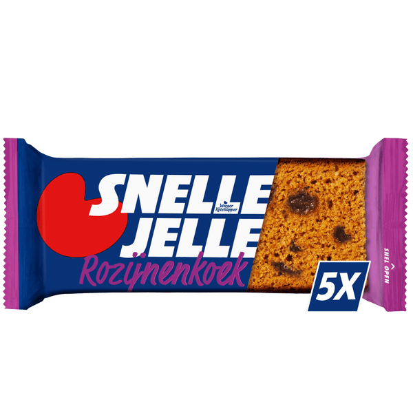 Quick Jelle Strong spice cake raisin 5-pack