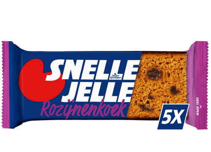 Snelle Jelle Krachtige kruidkoek rozijn 5-pack