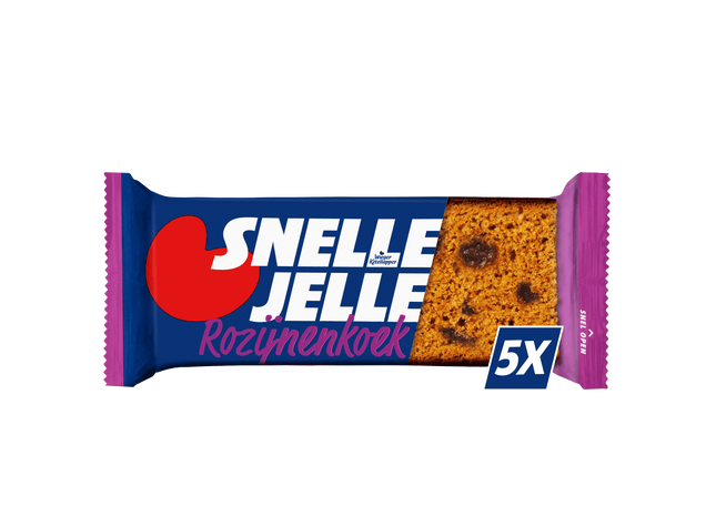 Snelle Jelle Krachtige kruidkoek rozijn 5-pack