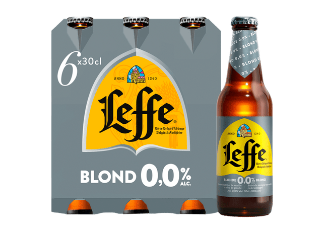 Leffe Blond Belgisch abdijbier 0.0%