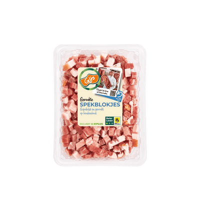 Bacon - strips and cubes