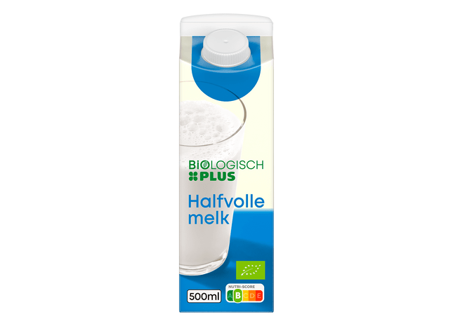 Teilentrahmte Bio-Milch