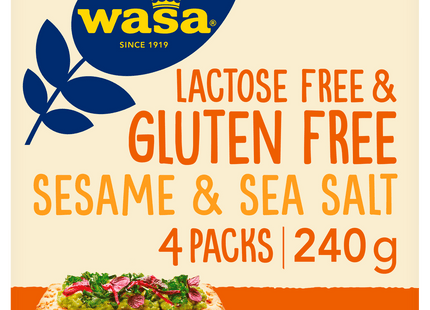 Wasa Knackebrot sesame gluten &amp; lactose free