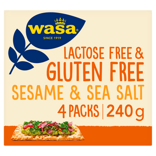 Wasa Knackebrot sesam gluten & lactosevrij