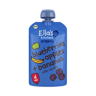 Ella's Kitchen 4+ Blueberries, Apples, Banana vanilla