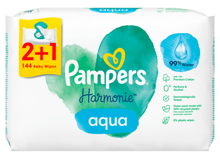 Pampers Baby Wipes Aqua baby wipes
