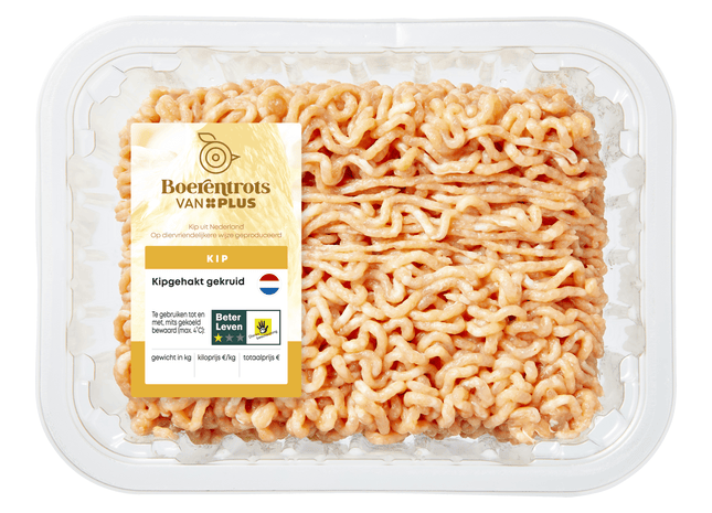 Boerentrots Kipgehakt gekruid