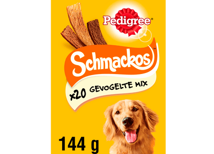 Pedigree Schmackos dog snacks poultry