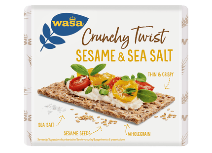 Wasa Knackebrod crunchy twist sesam & sea