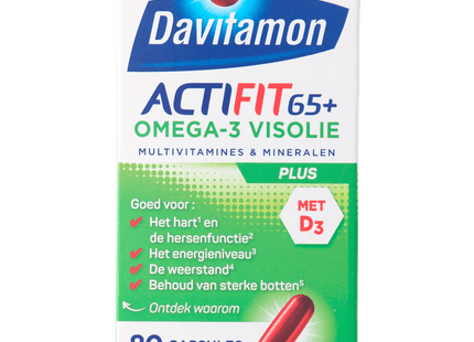 Davitamon Vitamine Actifit 65+ omega3