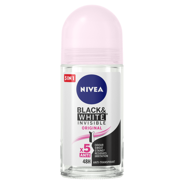 Nivea Black & White Roll-on für Frauen