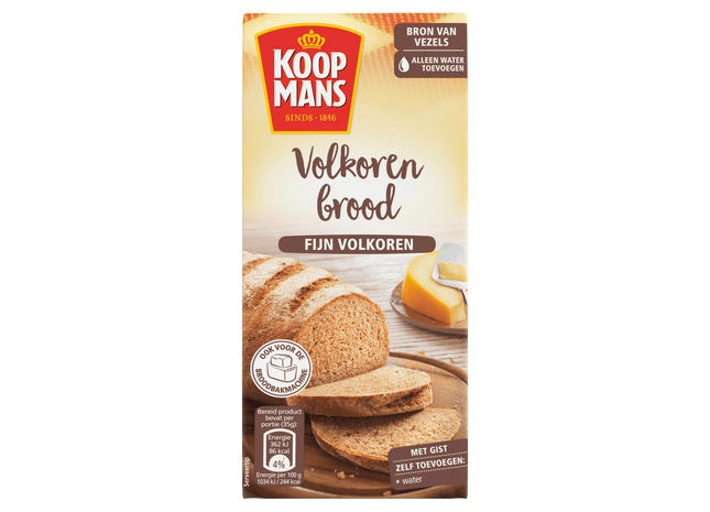Koopmans Broodmix volkoren