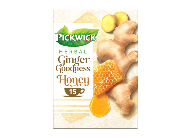 Pickwick Ginger goodness honey