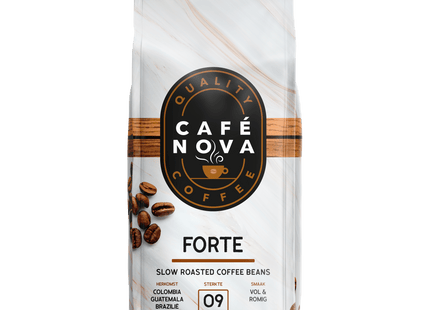 Café Nova Koffiebonen forte sterkte 9