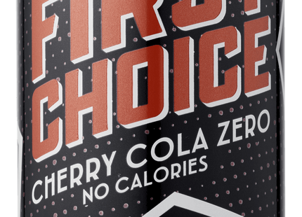 First Choice Cola zero cherry