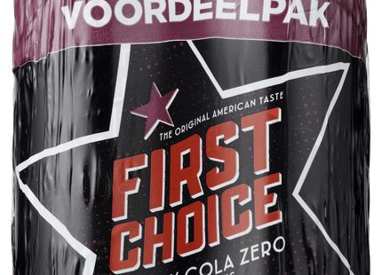 First Choice Cola zero cherry