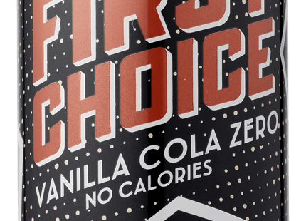 First Choice Cola zero vanilla