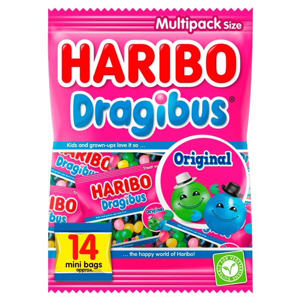 Haribo Dragibus Original Tütchen zum Verteilen