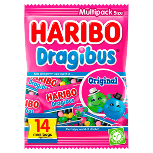 Haribo Dragibus Original Uitdeelzakjes
