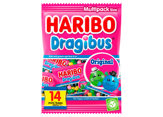 Haribo Dragibus Original Uitdeelzakjes