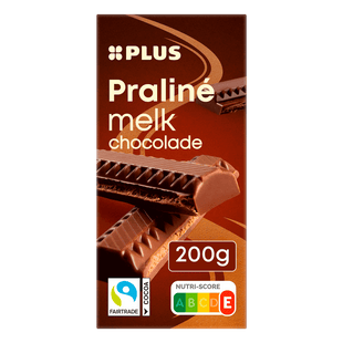 Tablet chocolade praliné melk