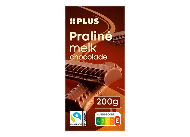 Tablet chocolade praliné melk