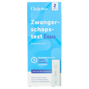 Clairivo Zwangerschapstest casette 2st