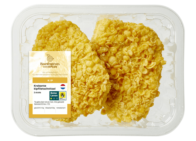 Boerentrots Krokante kipfiletschnitzels 2st