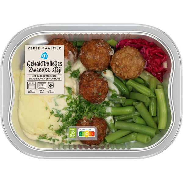 Verse maaltijd Zweedse gehaktballetjes