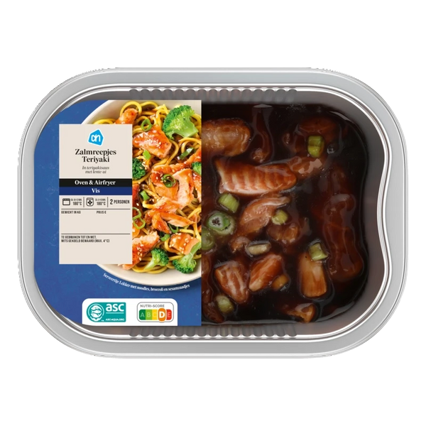 Ovenschotel zalm in teriyakisaus