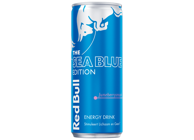 Red Bull Energy drink sea blue edition