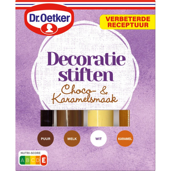 Dr. Oetker Dekorierstifte Schoko- & Karamellgeschmack
