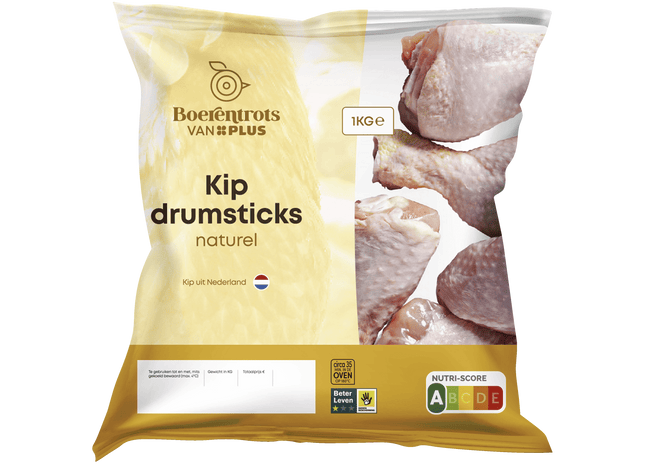 Boerentrots Kipdrumsticks naturel VDV
