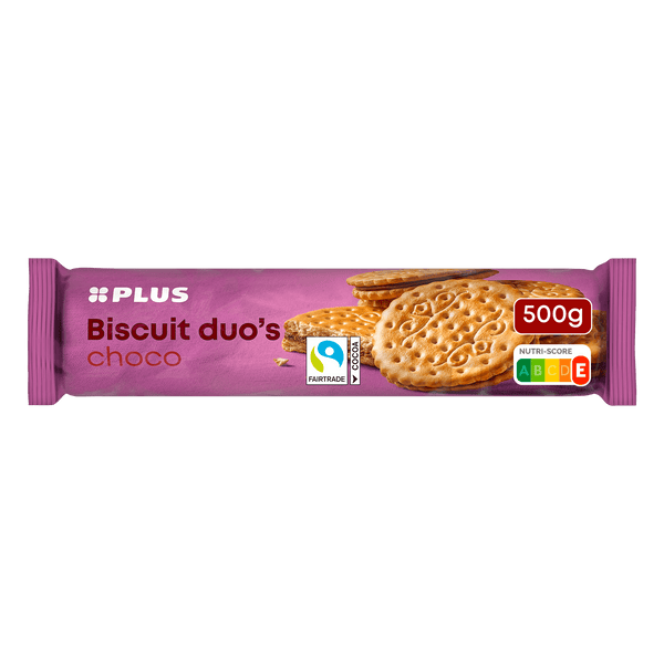 Biskuit-Duos Kakao Fairtrade