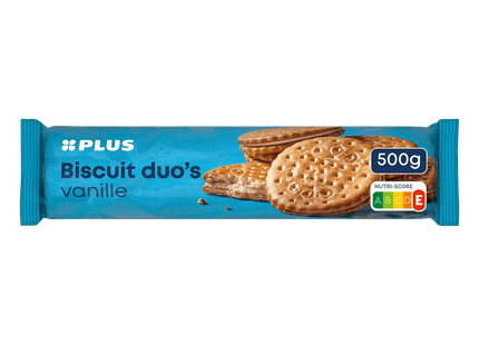 Biscuit duo's vanille