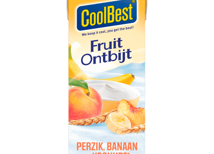 Coolbest Fruitontbijt perzik -banaan