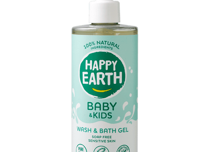 Seifenfreies Wasch- und Badegel von Happy Earth für Babys und Kinder
