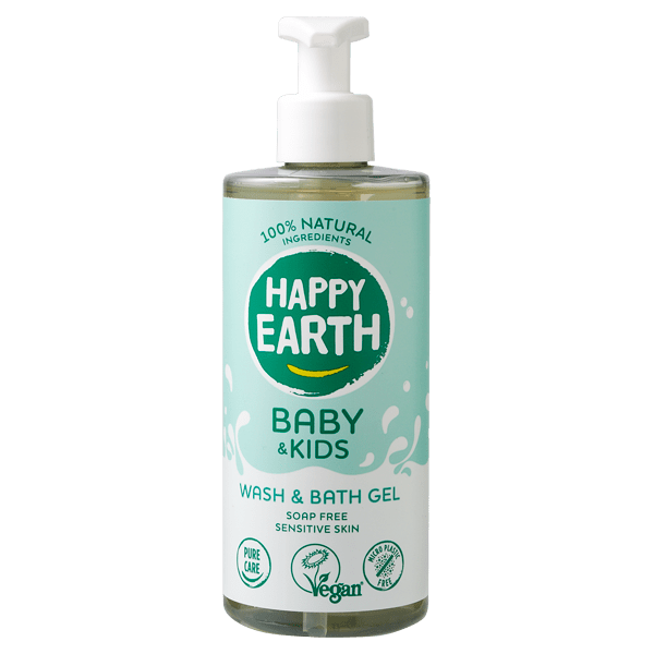 Happy Earth Soap-Free Wash & Bath Gel Baby & Children