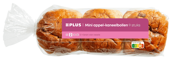 Mini appel kaneel bollen