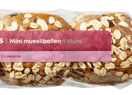 Mini muesli bollen