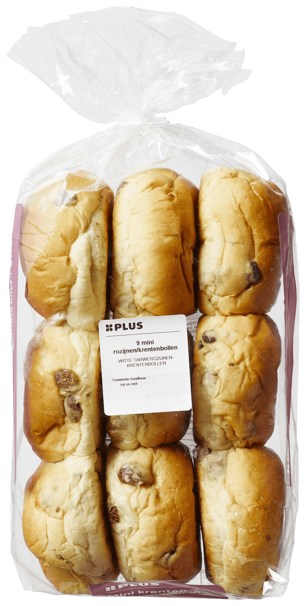 Mini krenten rozijnen bollen