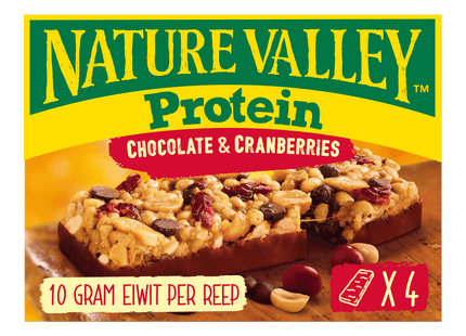 Nature Valley Protein chocolade cranberry