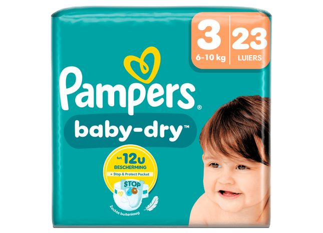 Pampers Baby-dry maat 3 key size