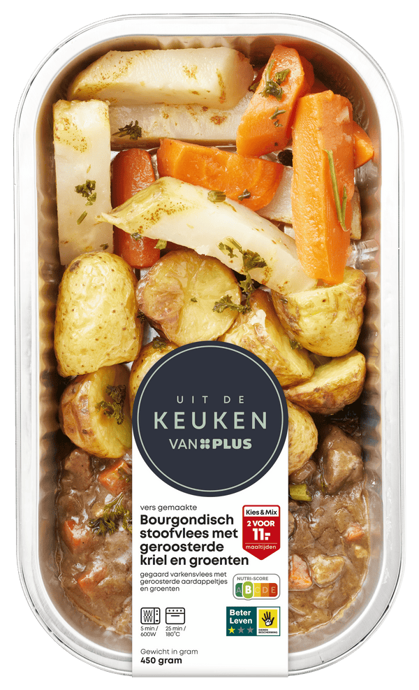 Uit de keuken van Stoofvlees met kriel & groenten