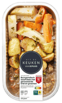 Uit de keuken van Stoofvlees met kriel & groenten