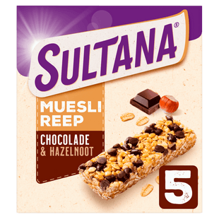 Verkade Sultana mueslireep chocolade