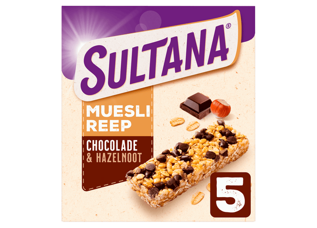 Verkade Sultana mueslireep chocolade