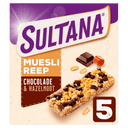 Verkade Sultana mueslireep chocolade