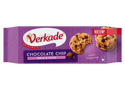 Verkade Chocolate chip milk &amp; dark